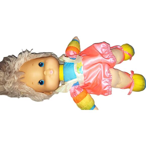 14" Vintage 1983 Rainbow Bright "Tickled Pink" Baby Doll Stuffy #2 - Picture 4 of 12
